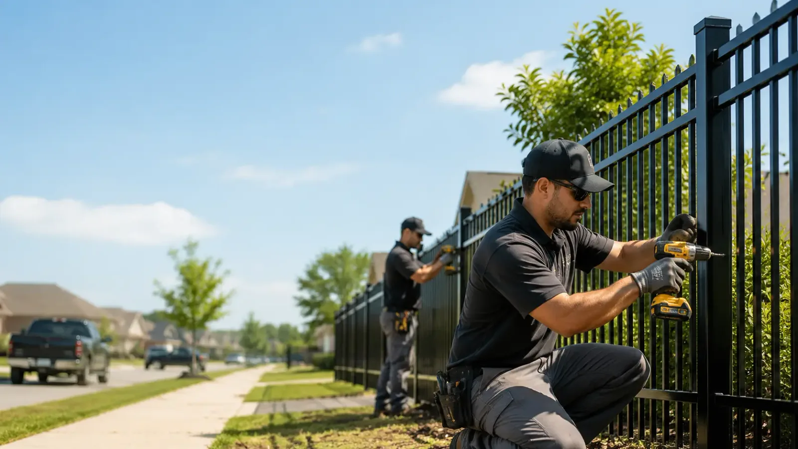 Metal Fence Installation in Covington, TX